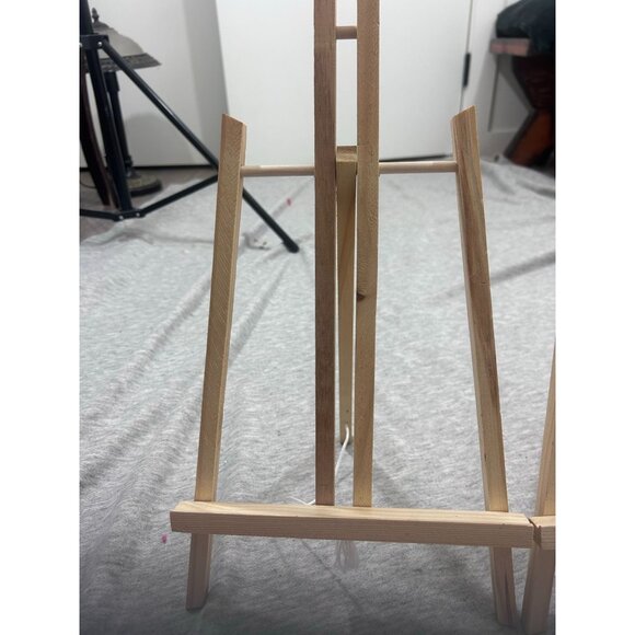A Frame Wooden Easel 14 inch Adjustable Wood Beige - Picture 2 of 6